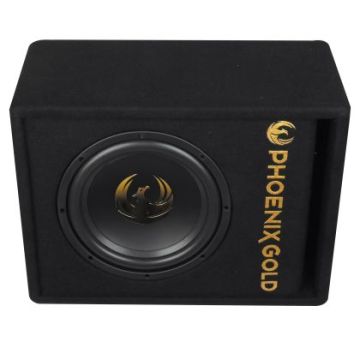 Subwoofer activ Z10AB Phoenix Gold, 10 inch, 200W RMS, max 800W, kit de cabluri incluse