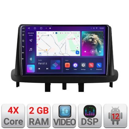 Navigatie Renault Megane 3 A-145  2+32 GB Android Waze USB Navigatie Internet Youtube Radio