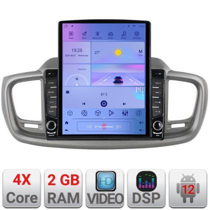 Navigatie KIA Sorento 2015-2018 Manual K-6528 ecran tip TESLA 9.7" cu Android Radio Bluetooth Internet GPS WIFI 2+32