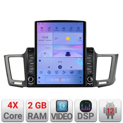 Navigatie TOYOTA RAV 4 2013-2018 K-247 ecran tip TESLA 9.7" cu Android Radio Bluetooth Internet GPS WIFI 2+32 DSP Quad