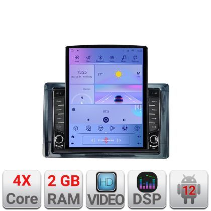 Navigatie Toyota 2DIN K-TY2DIN ecran tip TESLA 9.7" cu Android Radio Bluetooth Internet GPS WIFI 2+32 DSP Quad Core