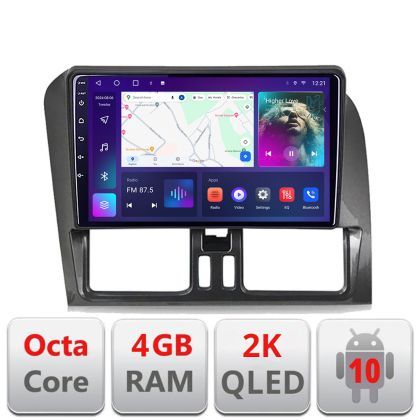 Navigatie dedicata Volvo XC60 2014-2018 sistem Sensus Connect C-272-14 Android Octa Core Ecran 2K QLED GPS  4G 4+32GB 360 kit-272-14+EDT-E409-2K