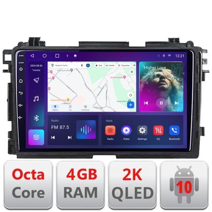 Navigatie Honda HR-V 2013-2018 Android Octa Core Ecran 2K QLED GPS 4G 4+32GB 360 KIT-hr-v+EDT-E409-2K