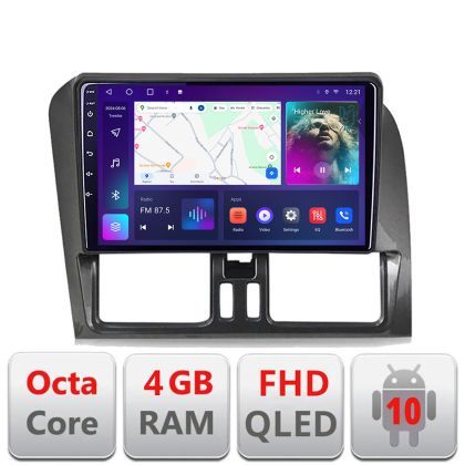 Navigatie dedicata Volvo XC60 2014-2018 sistem Sensus Connect B-272-14  Android Ecran QLED octa core 4+64 carplay android auto kit-272-14+EDT-E309V3