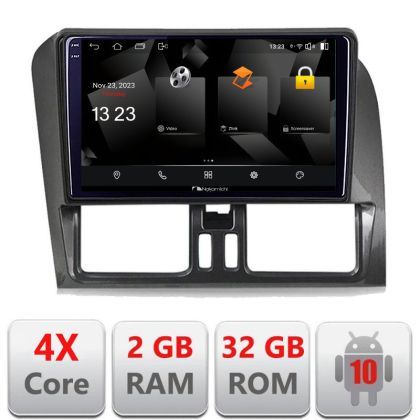 Navigatie dedicata Nakamichi Volvo XC60 2014-2018 sistem Sensus Connect 5230-272-14  Android Ecran 720P Quad Core 2+32 carplay android auto