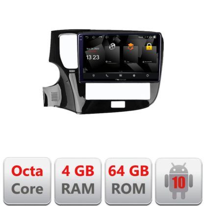 Navigatie Mitsubishi Oultander 2020- 5510-1230-20 Android Octa Core 720p 4+64 DSP 360 camera carplay android auto