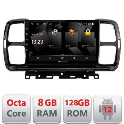 Navigatie Citroen C5 Aircross Android radio gps internet quad core 8+128 carplay android auto