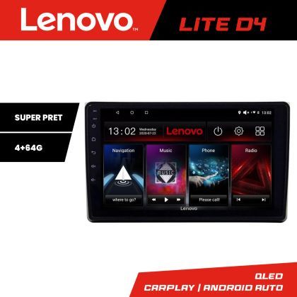 Navigatie Audi A4 B6 Quad Core Lenovo Kit-050 4+64 GB Android Waze USB Navigatie Internet Youtube Radio v1