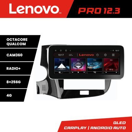 Navigatie Mitsubishi Oultander 2020- K-1230-20 Lenovo PRO 8+256 12.3 inch qled android 4G DSP gps internet 32