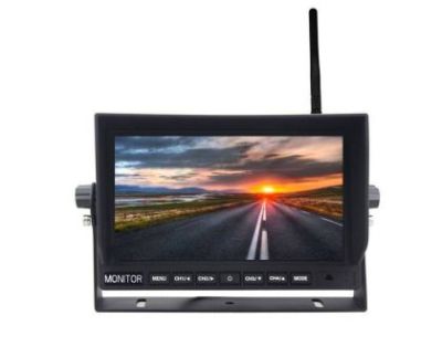 Edotec EDT-CM709MDW Monitor wireless cu ecran digital TFT de 7" pentru dube camioane si utilaje