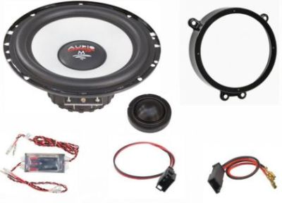 KIT Sistem component Dedicat Mercedes Clasa C W203 m-fit  6.5" 165 mm 90W Audio System German Sound