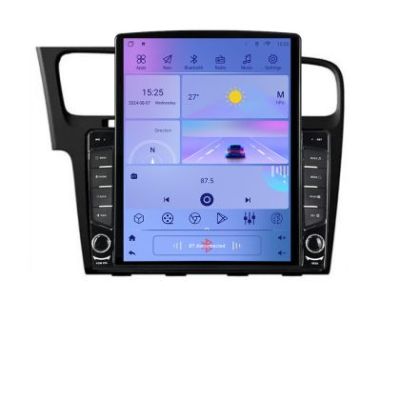 Navigatie VW Golf 7 H-491 ecran tip TESLA 9.7" cu Android Radio Bluetooth Internet GPS WIFI 4+32GB DSP 4G Octa Core