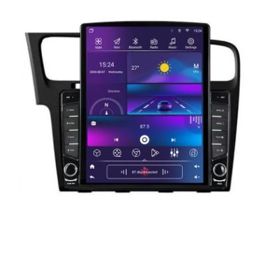 Navigatie VW Golf 7 H-491 ecran tip TESLA 9.7" cu Android Radio Bluetooth Internet GPS WIFI 4+32GB DSP 4G Octa Core