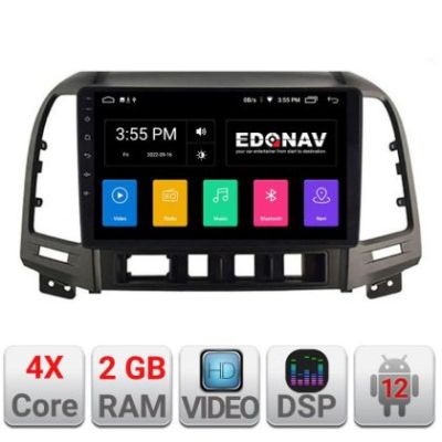 Navigatie HHyundai Santa Fe A-008  2+32 GB Android Waze USB Navigatie Internet Youtube Radio