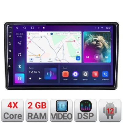 Navigatie Audi A4 B6 Quad Core A-050  2+32 GB Android Waze USB Navigatie Internet Youtube Radio