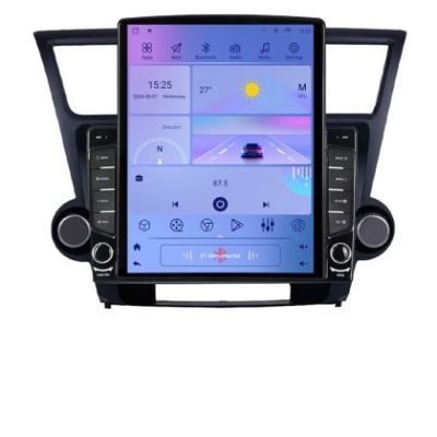 Navigatie Toyota Highlander 2007-2013 ecran tip TESLA 9.7" cu Android Radio Bluetooth Internet GPS WIFI 2+32 DSP Quad