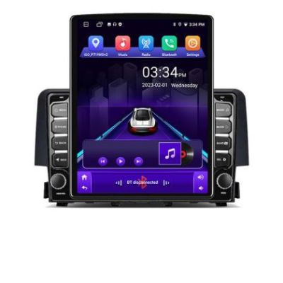 Navigatie Honda Civic 2016-2020 K-669 ecran tip TESLA 9.7" cu Android Radio Bluetooth Internet GPS WIFI 2+32 DSP Quad