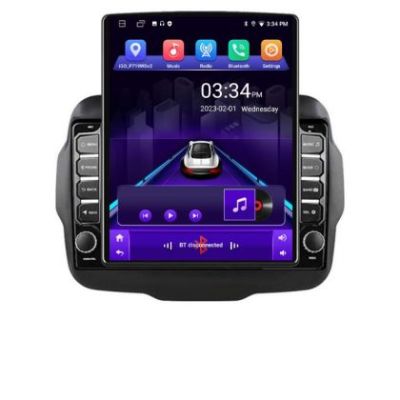 Navigatie Jeep Renegade K-500 ecran tip TESLA 9.7" cu Android Radio Bluetooth Internet GPS WIFI 2+32 DSP Quad Core