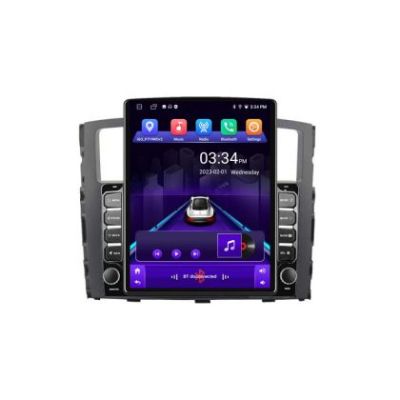 Navigatie Mitsubishi Pajero K-452 ecran tip TESLA 9.7" cu Android Radio Bluetooth Internet GPS WIFI 2+32 DSP Quad Core