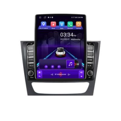 Navigatie Mercedes W211 W219 K-090 ecran tip TESLA 9.7" cu Android Radio Bluetooth Internet GPS WIFI 2+32 DSP Quad Cor