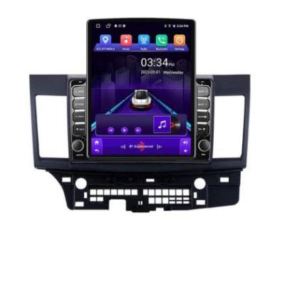 Navigatie MITSUBISHI LANCER K-037 ecran tip TESLA 9.7" cu Android Radio Bluetooth Internet GPS WIFI 2+32 DSP Quad Core