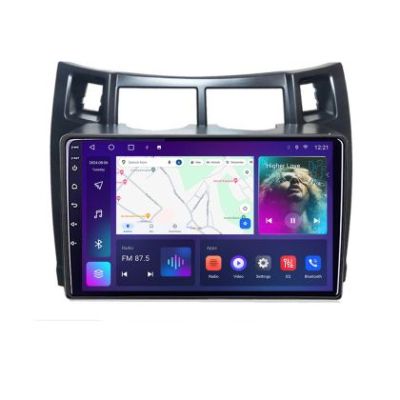 Navigatie Toyota Yaris 2008-2011 A-YARIS08  2+32 GB Android Waze USB Navigatie Internet Youtube Radio