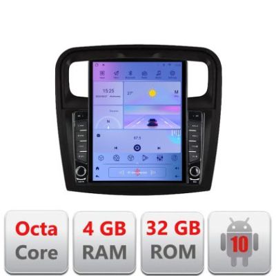 Navigatie Dacia Sandero 2012-2020 var B Tip Tesla Android radio gps internet 8core 4G 4+32 kit-sandero-variantb+EDT-E