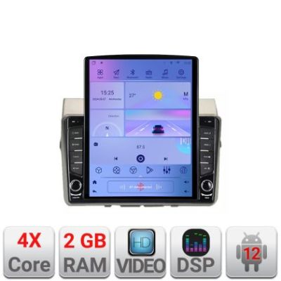 Navigatie Toyota Verso 2004-2009 ecran tip TESLA 9.7" cu Android Radio Bluetooth Internet GPS WIFI 2+32 DSP Quad Core