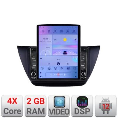 Navigatie Mitubishi Lancer 2001-2007 K-lancer07 ecran tip TESLA 9.7" cu Android Radio Bluetooth Internet GPS WIFI 2+32