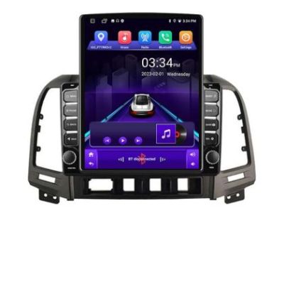 Navigatie HHyundai Santa Fe 2007-2012 K-008 ecran tip TESLA 9.7" cu Android Radio Bluetooth Internet GPS WIFI 2+32 DSP