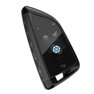 Cheie smart BMW F style cu touchscreen keyless entry negru 568