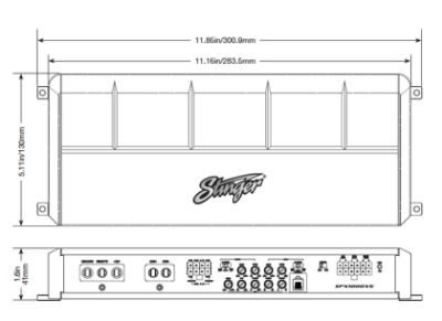 SPX1000X5 AMPLIFICATOR MARIN MICRO 5 CANALE 1000 WATI