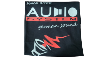 ﻿Tricou cu sigla AUDIO SYSTEM pe piept W-TSHIRT-L