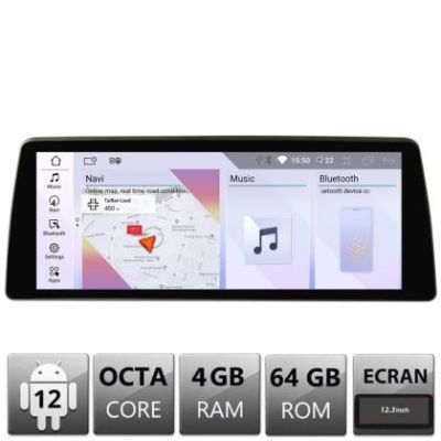 Navigatie BMW Seria 7 F01 2010-2011 cu ecran CIC Android ecran 10.25" 4+64 4G BT