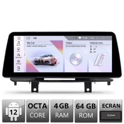 Navigatie BMW X5 X6 F15 F16 2016-2019 cu ecran EVO Android ecran 10.25" 4+64 4G BT