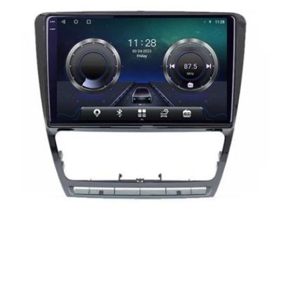 Navigatie Skoda Octavia 2 2005-2013 Manual C-005 Android Octa Core Ecran 2K QLED GPS 4G 4+32GB 360 KIT-005+EDT-E410-2K