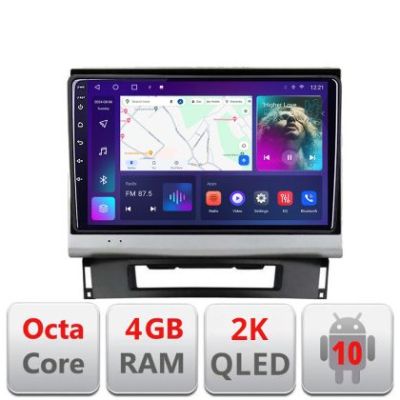 Navigatie Opel Astra J C-072 Android Octa Core Ecran 2K QLED GPS 4G 4+32GB 360 KIT-072+EDT-E409-2K