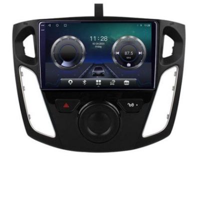 Navigatie Ford Focus C-150 Android Octa Core Ecran 2K QLED GPS 4G 4+32GB 360 KIT-150+EDT-E409-2K