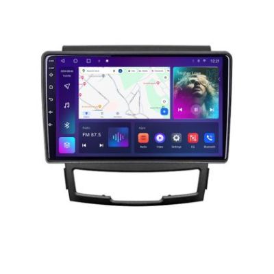 Navigatie Ssangyong Korando 2011- 2013 C-159 Android Octa Core Ecran 2K QLED GPS 4G 4+32GB 360 KIT-159+EDT-E409-2K