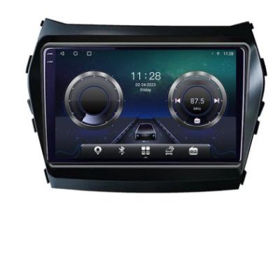 Navigatie HHyundai IX45 Santa Fe 2013-2015 C-209 Android Octa Core Ecran 2K QLED GPS 4G 4+32GB 360 KIT-209+EDT-E409-2K