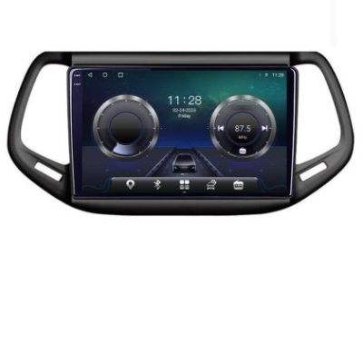 Navigatie Jeep Compass 2017 Manual C-732 Android Octa Core Ecran 2K QLED GPS 4G 4+32GB 360 KIT-732+EDT-E410-2K