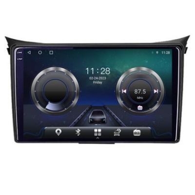 Navigatie HHyundai I30 2011-2016 Android Octa Core Ecran 2K QLED GPS 4G 4+32GB 360 KIT-i30-2011+EDT-E409-2K