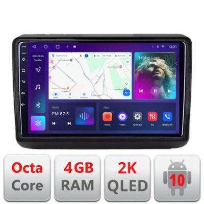 Navigatie Jeep Grand Cherokee 2014-2019 C-JGG Android Octa Core Ecran 2K QLED GPS 4G 4+32GB 360 KIT-JGG+EDT-E409-2K