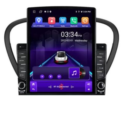 Navigatie Peugeot 607 Android radio gps internet quad core 2+32 ecran vertical 9.7" Kit-607+EDT-E708