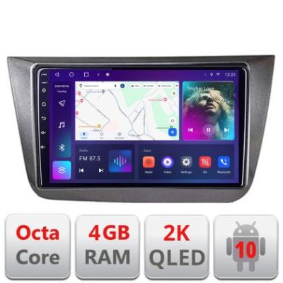 Navigatie Seat Altea 2005-2014 Android ecran Qled 2K Octa core 4+32 Kit-altea+EDT-E409-2K