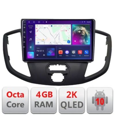 Navigatie Ford Transit V363 2015-2021 Android ecran Qled 2K Octa core 4+32 Kit-custom+EDT-E409-2K