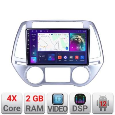 Navigatie HHyundai I20 2011-2014 manual si automat Android radio gps internet 2+32 Kit-i20-2012+EDT-E209V2