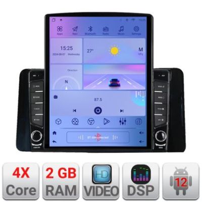 Navigatie Skoda Kamiq 2019- Android radio gps internet quad core 2+32 ecran vertical 9.7" Kit-kamiq+EDT-E708