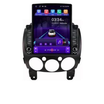 Navigatie Mazda 2 2007-2013 Android radio gps internet quad core 2+32 ecran vertical 9.7" Kit-mazda2+EDT-E708