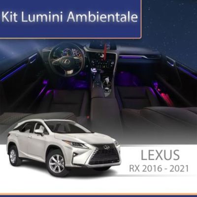 Lumini ambientale Lexus RX 2016-2021 set complet control telefon sau sistem original